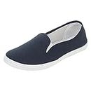 Closed Toe Platform Flats Women tenni Shoe Zapatos para correr de Mujer Running Sneakers Casual Walking Shoes(711ma183 Dark Blue,Size 6)