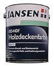 Jansen ISO-HDF Holzdeckenfarbe weiß 5 Liter matt Grund und Deckanstrich