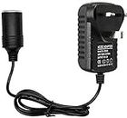 TFR Car Plug Adapter, 240V 2A AC Mains to 12V DC Car Converter Cigarette Lighter Socket Voltage Converter Power Adapter, Household Cigarette Lighter (2A)