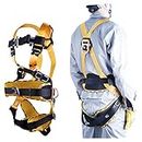 maxant Climbing Harness Full Body, Saftey Fall Arrest Protection, Adjustable Safety Belt, Outdoor Mountain Climbing Belt, for Rock Climbing Tree Climbing Rescue