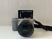 Sony Alpha a5000 Digital Camera Mirrorless 16-50mm E PZ OSS Lens Bundle TESTED