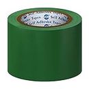 VCR Green Floor Marking Tape - 18 Meters in Length 72mm / 03" Width - 1 Roll Per Pack - Waterproof Social Distancing lane Marking Tape for Safety, Hazard and Caution Warnings