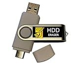 HDD Hard Drive Permanent Disk Eraser - Wipe Your Data Secuely - DOD (Department of Defense) IT Industry Standard Utility - Bootable Boot USB Flash Thumb Drive USB-C Compatible