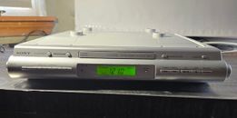 Sony ICF-CDK50 Under The Cabinet Radio CD Player Aux Timer Tested GREAT SOUND