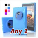 Any 2 NOKIA Lumia 1020 TPU Soft  Back Cover /Case