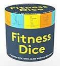 Fitness Dice: 7 Wooden Dice, Over 45,000 Workout Routines!