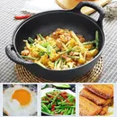 Cast Iron Pot Uncoated And Non Stick wok Casserole kitchen cooking pot cast iron skillet Cookware
