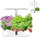 Hydroponics Growing System, 9 Pods Smart Indoor Garden Plants Machine with Pump Automatic Timer LED Grower Light Lamp Adjustable Height Herb Grow Kit for Home Seedling Sprout