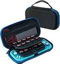 ButterFox Carrying Case for Nintendo Switch Lite, Game and Accessories Storage - Turquoise Blue/Black