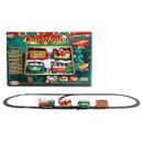 Electric Christmas Toy Train With Sound & Light Railway Track Set Kids Xmas Gift