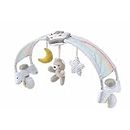 Chicco Rainbow Sky 2-in-1 Bear Bed Arch, Neutral