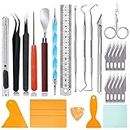 16 Pieces Craft Tools Set, Vinyl Weeding Tools, Craft Basic Set, Craft Vinyl Tools Kit for Silhouettes/Cameos/Lettering/Cutting/Splicing