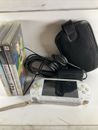 Sony PSP-1003 PLAYSTATION Blanco Consola Portátil Con Juegos & Cargador Probada