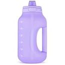 Ello Hydra Wasserkrug mit Griff und motivierenden Zeitmarkierungen für den ganzen Tag, wiederverwendbare Kunststoff-Wasserflasche mit Strohhalm und Verschluss, auslaufsicherer Deckel, BPA-frei, 1,8 l,