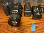 Sony Cyber-shot DSC-F828 Digital Camera batteries charger Tested