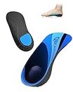 Heel Pain Relief, QBK Insoles for Standing All Day, Solving Plantar Fasciitis, Arch Collapse, Flat Heel Tendinitis, O-shaped leg, X-shaped leg, Standing All Day Working L