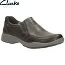 CLARKS Men's Wavekorey Free Formal Slip On Dress Leather Shoes G Width Fit