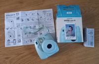 Cámara instantánea Fujifilm Instax Mini 8 azul probada que funciona con película