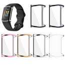 Full Glass Screen Protector for-Fitbit Charge 5 Soft TPU for Case Anti-scratch f