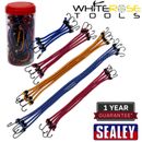 Sealey Elastic Cord Set 20pc Bungee Tie Down Workshop Garage Car
