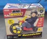 BIG WHEEL SPEEDSTER CLASSIC RIDE ON BIKE TRICYCLE NEW IN BOX 3-7 YEARS BW16SO