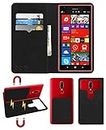 ACM Magic Magnetic 2 in 1 Leather Flip Case/Back Cover Compatible with Nokia Lumia 1520 Mobile Flap Royal Black