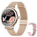 SKMEI Smart Watch for Women with Female Function, Smart Watch for Android Phones, Fitness Watches for Women, Waterproof Fitness Activity Tracker, Heart Rate Blood Pressure Sleep Monitor Call Reminder