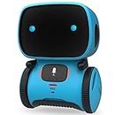 GILOBABY Robot Toy, Interactive Smart Robot Toys, Robots for Kids with Voice Control, Touch Sensor, Singing, Dancing, Recording and Repeat, Birthday Gifts for Girls Ages 3+ Years (Blue)