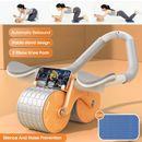 Ab Roller Wheel Equipment Abdominal Core Strength Training Gym Elbow Support
