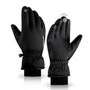 Mokani Winter Gloves Men, Touchscreen Thermal Gloves, Coldproof Water Resistant Gloves Ski Cycling Motorcycle Gloves for Skiing Snowboard Cycling Running