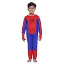 SHIVANI ENTERPRISES Hosiery Fabric Superhero Costume For Kids Halloween Dress Fancydress Cosplay Bodysuit for Boys and Girls (4-5 Years), A