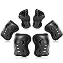 Kids/Youth Knee Pad Elbow Wrist Pads Guards Protective Gear Set, for Roller Skates, Cycling Bike, Skateboard, Inline Skatings, Scooter Riding, BMX bike, And Other Outdoor Sports Activities