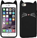 BINTAGE Grip Case Rubber Back Cover for Apple iPhone 6 / 6s /6G - Black