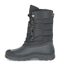Trespass Men's Straiton Ii Snow Boots, Black, 7 UK
