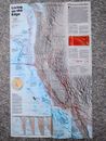 Living on the Edge National Geograhic Magazine • Map/Landkarte 1995