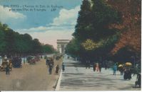 PC40208 Paris. L Avenue du Bois de Boulogne Prise vers l Arc de Triomphe. J. Cor