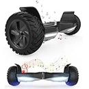 VOUUK 8.5-inch Hummer Off-road Hoverboard,App Controlled,with Bluetooth and LED Lights, Powerful Motor, Suitable for Adults and Children…