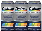 3 x Centrum Advance 50 Plus Multivitamin- & Mineraltabletten, 100er-Pack
