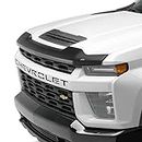 Auto Ventshade [AVS] Aeroskin Hood Protector | Fits 2019-2021 Chevrolet Silverado 1500, 2024-2024 Silverado 1500 (Excludes ZR2, L), Low Profile/Flush - Matte Black | 377168