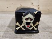 RARE Vintage Novelty “One More Cigarette” Devil Coffin Cigarette Dispenser 