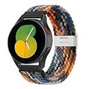 XMUXI 20mm Braided Watch Strap Compatible with Samsung Galaxy Watch 6 Classic Strap/Galaxy Watch 5 pro/Galaxy Watch 4 Nylon Solo Loop Replacement Watch Band for Amazfit GTS 4,Huawei GT3 42mm