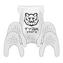 TYGA Store 2 Paar Schuhe Knitterschutz Zehenbox, Verhindern Sie Sneaker Schuhe Knitterschutz für Herren und Damen (EU 35-46) (Weiß)