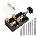 Uonlytech 1 Mini Drill DIY Pin Manual Drill Bit Pin Vise Bits Pin Vise Harbor Freight Brace Auger Bits Spiral Push Drill Bit Watch Pin Vise Precision to Rotate PCB Drill Bit Tungsten Steel