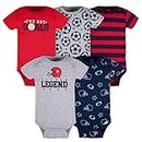 Gerber Baby Boys 5-Pack Short Sleeve Variety Onesies Bodysuits Sports Blue 0-3 Months
