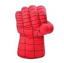 BOENJOY Gifts - The Super Hero Fist Hand Gloves Smash Right Hands Costume Soft Plush Gloves (Set of 1) Spider man Gloves | The Gauntlet Punch, Birthday Gifts for Kids, Teens, Girls Boys