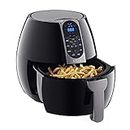 SToK (ST-AFD11-BLACK) 4 Liters 1500W Smart Rapid 3D Air Technology Digital Air Fryer With Double Layer Grill (1 Year Offsite Warranty)