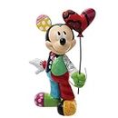 Enesco Disney Britto Mickey Mouse Heart Balloon Limited Edition Figurine, 10.5 Inch, Multicolor