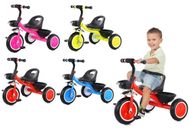 Triciclo para Niños Bicicleta de Metal Con Cesta Accesorios Y
