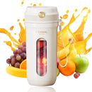 Portable Mini Blender Personal Fruit Juice Maker Mixer Juicer Cup with Straw NEW