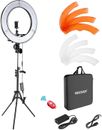 Neewer Camera Photo Video Light Kit: 18 Inches/48 Centimeters Outer 55W 5500K Di